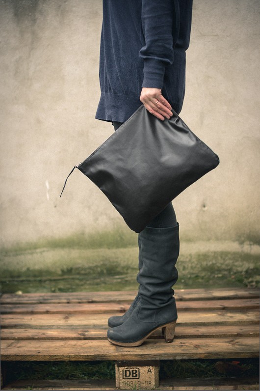 Kopertowka oversized czarna patkas