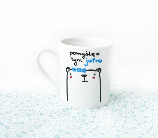 Pomyślę o tym jutro - porcelanowy kubek  miamilu