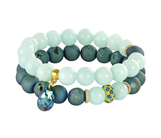 Sada 2 - mint & seagreen. Lavoga