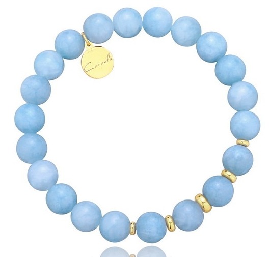 Bransoletka z jadeitów i srebra 925 Coccola JEWELLERY