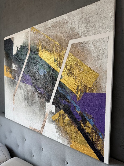 obrazy Obraz strukturalny abstrakcyjny Tylko Iluzja