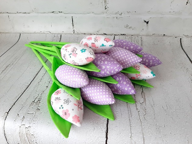 TULIPANY - 12szt - WIOSNA + Prezent ! MoniDolls