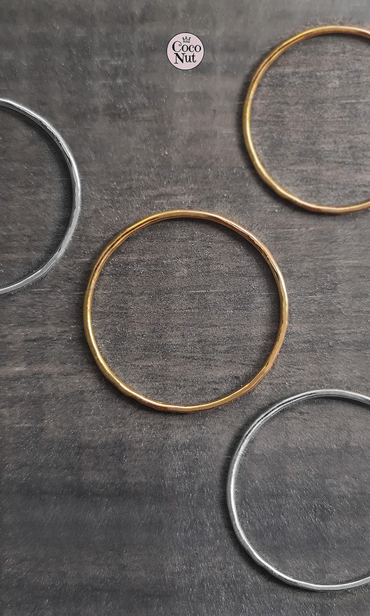 pierścionki złote Zestaw 4 obrączek SLIM srebro i złocone