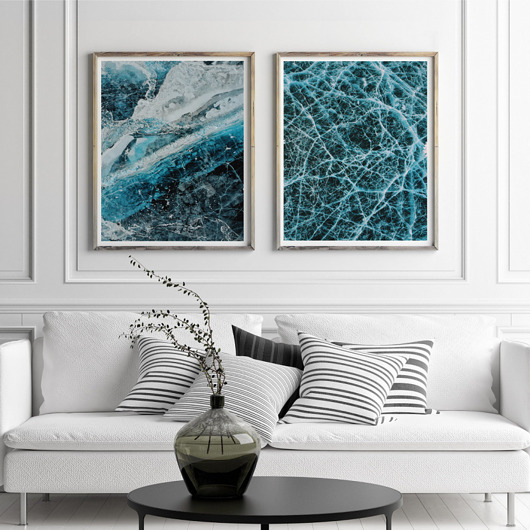 plakaty DWA PLAKATY abstrakcyjne abstrakcja