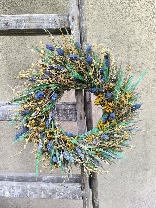 wianki Wianek na drzwi, rustykalny