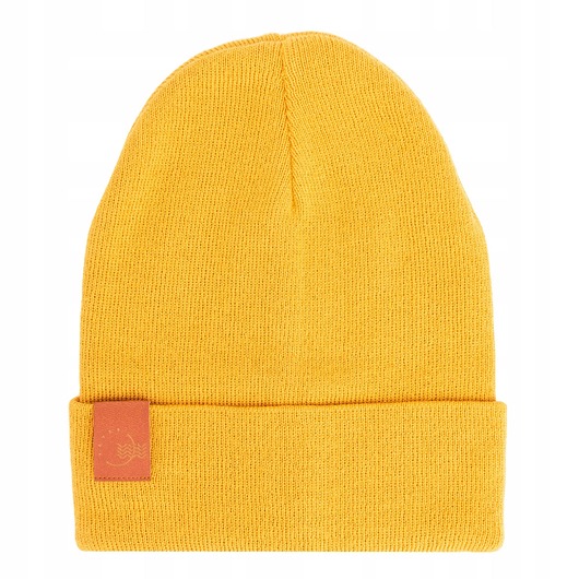 czapki dziecięce Czapka beanie żółta zimowa - 7 lat+ & Adults
