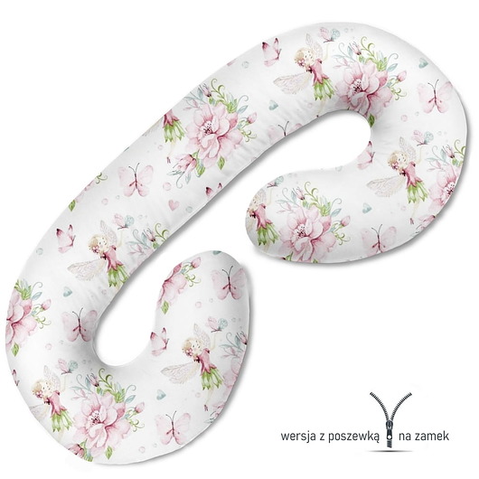 ubrania i akcesoria do karmienia Poduszka ciążowa do spania i karmienia Dzwoneczek