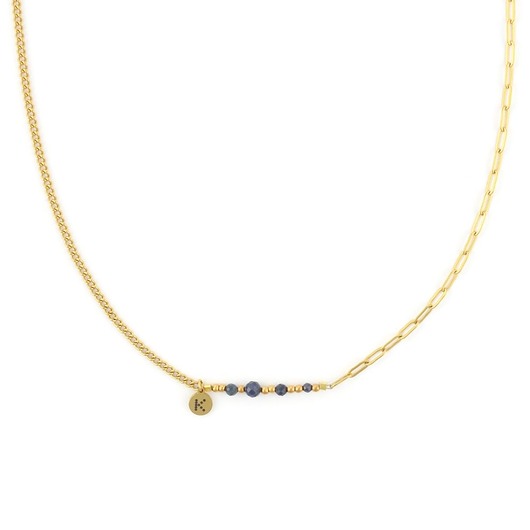 naszyjniki - inne Baby Bestseller! Naszyjnik zodiakalny - Ryby Pozłacana stal szlachetna