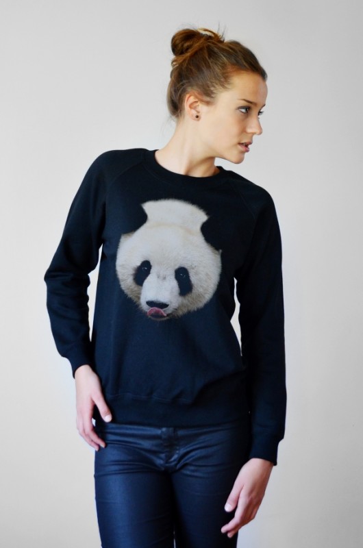 PANDA bluza damska czarna GAU great as You