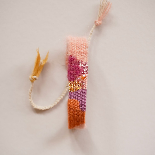 bransoletki - inne Tkana bransoletka handmade wiązana na supełek