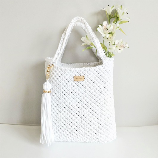 Torebka LUXURY biała. Dore Dora