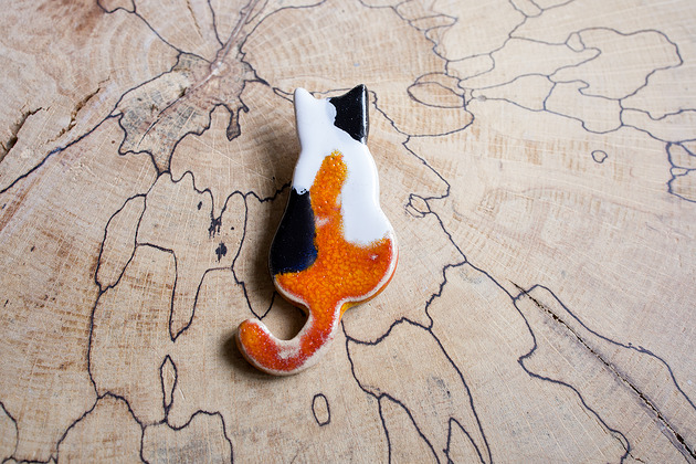 magnesy Kotek ceramiczny magnes