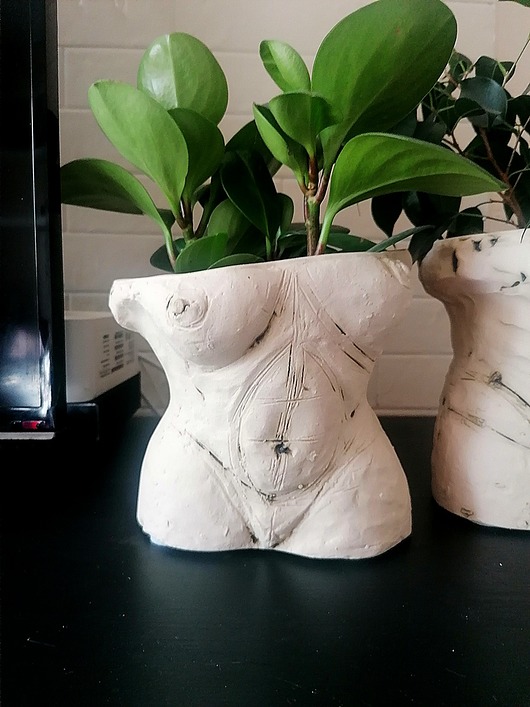 doniczki Osłonka ceramiczna z serii Rajska Para - Ewa