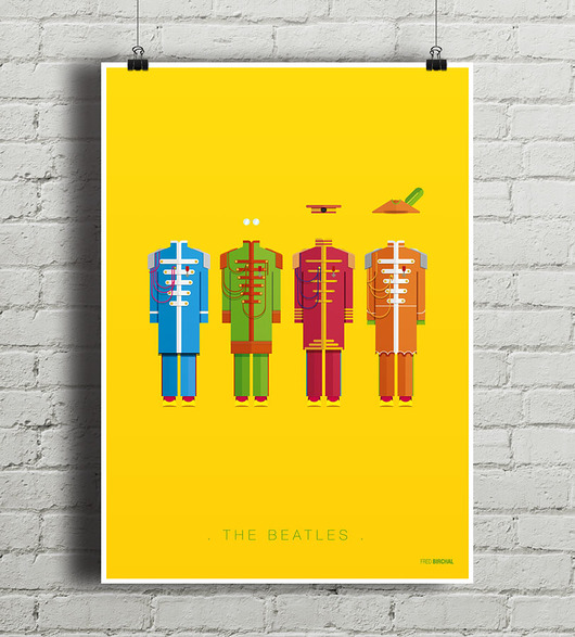 The Beatles - Sgt. Pepper's... - plakat  minimalmill
