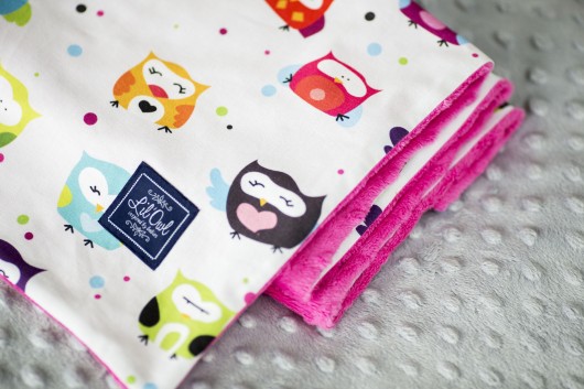 Kocyk Lil'Owl Owls, 80x100 cm Lillow