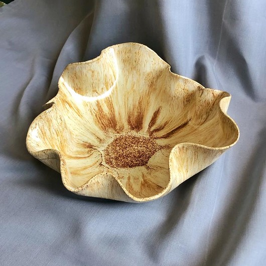 miski i misy Misa ceramiczna Beżowy Kwiat