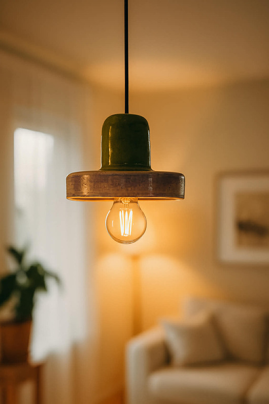 lampy wiszące Lampa ceramiczna wisząca Fjord