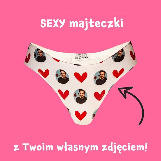 moda - inne Majtki damskie z Twoim zdjęciem FIGI