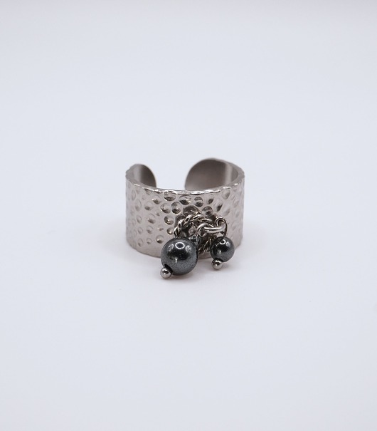 pierścionki - różne Pierścień Hematyt