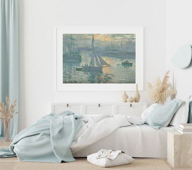 plakaty PLAKAT Monet, wschód słońca, impresja