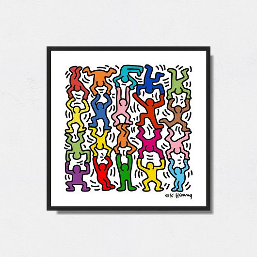 Keith Haring grafika Pas De LArt