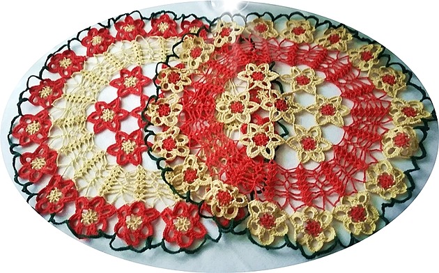 Komplet serwet W Krainie Elfów ZeStrychu Handmade