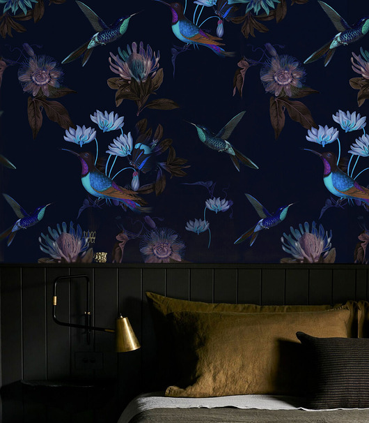 tapety i naklejki ścienne Tapeta Toxic Hummingbirds