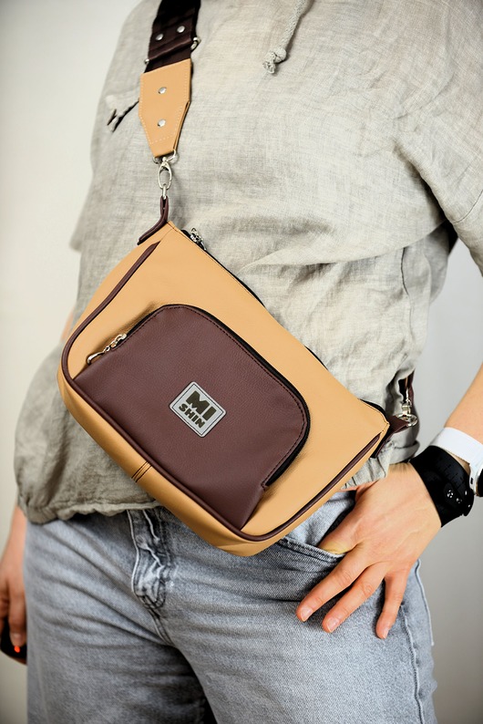 torby na ramię Torebka crossbody, beż brąz
