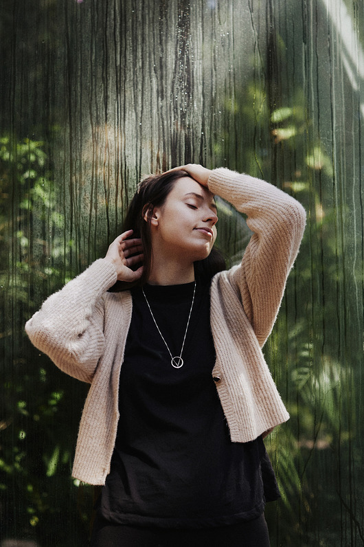 wisiory MINIMAL BIG necklace / silver