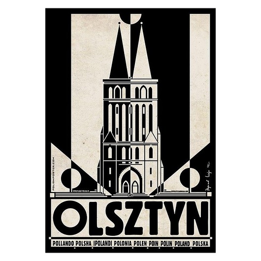 kartki okolicznościowe - wydruki Kartka pocztowa - Olsztyn