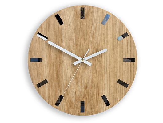 Zegar  ścienny Simple Black_White 33,5cm ModernClock