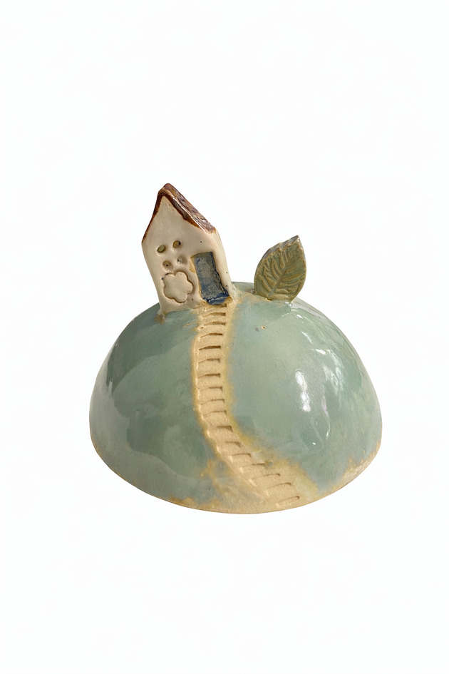 figurki i rzeźby Domek ceramiczny
