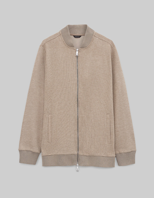 bluzy męskie Bluza męska Fumone beżowa