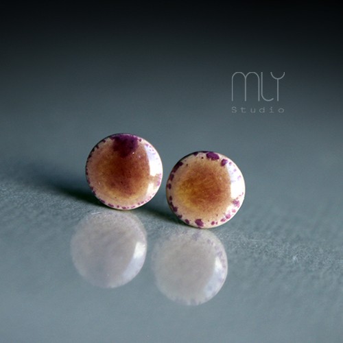 kolczyki ceramiczne Kolczyki ceramiczne Mini Różane 6mm