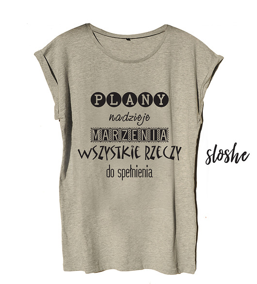 Plany, nadzieje, marzenia, wszystkie .., t-shirt Sowia Aleja