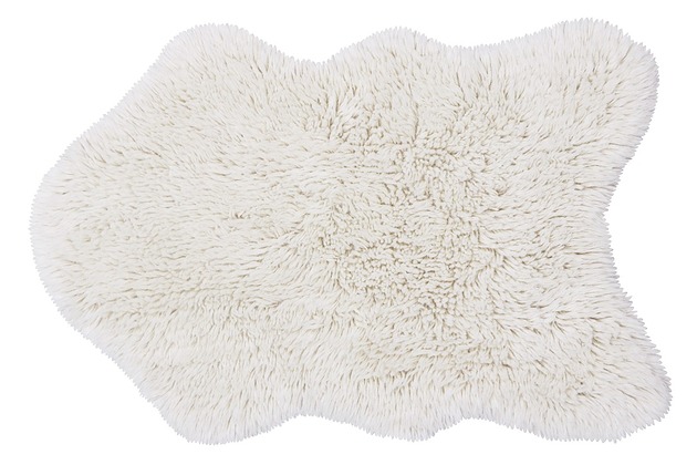 dywany Dywan wełniany Woolly White 75x110 cm