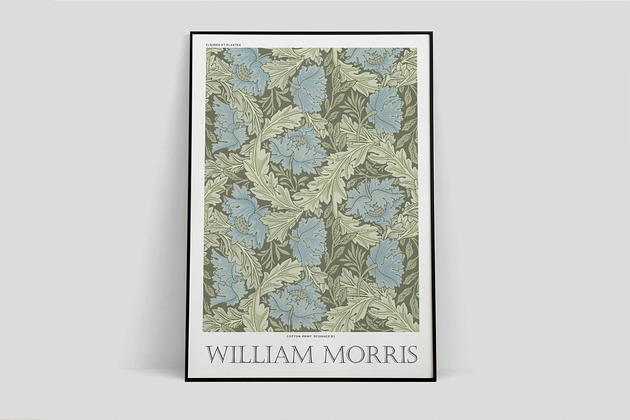 William Morris plakat wystawowy Pas De LArt