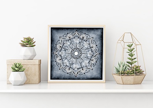 grafiki i ilustracje Mandala. Plakat