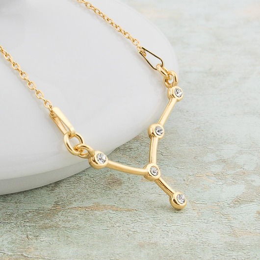 złote naszyjniki ZODIAK RAK - Naszyjnik Znak Zodiaku