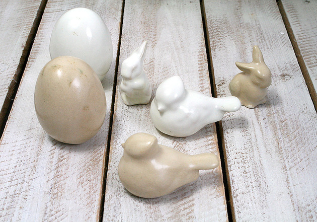 figurki i rzeźby Wielkanoc - komplet  - ceramika art