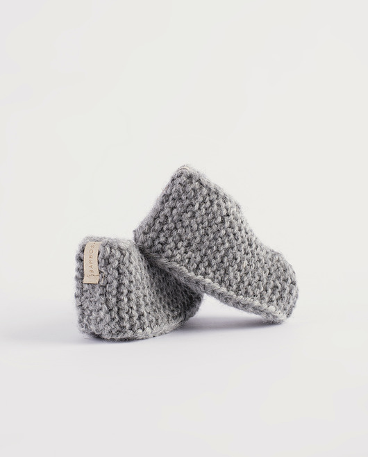 buty dziecięce Baby Bamboshe - SZARE