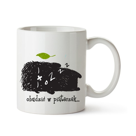 kubek. obudzić w piąteczek Love Life and Forest