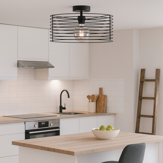 plafony Lampa sufitowa do kuchni ANORI druciany żyrandol w stylu loft