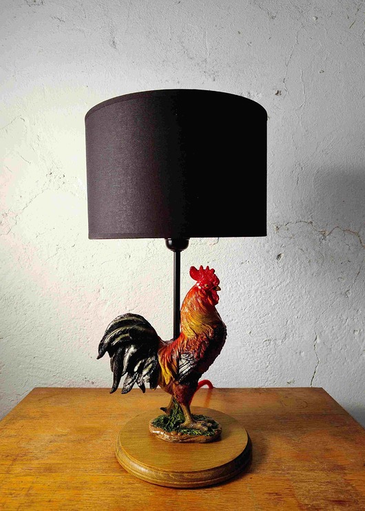 lampy stołowe Lampa stołowa Kogut