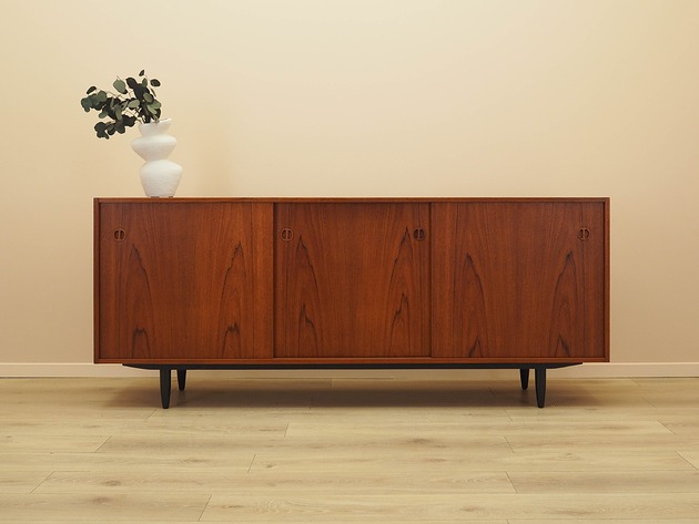 komody Sideboard tekowy, duński design, lata 70, produkcja: Dania