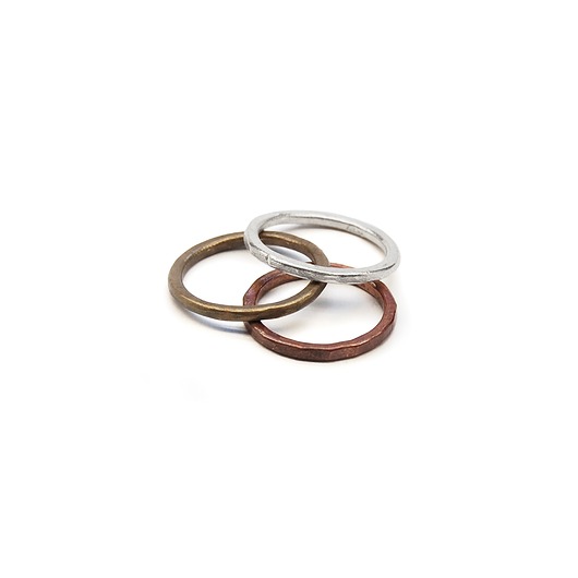 obrączki BITY three / set of three rings