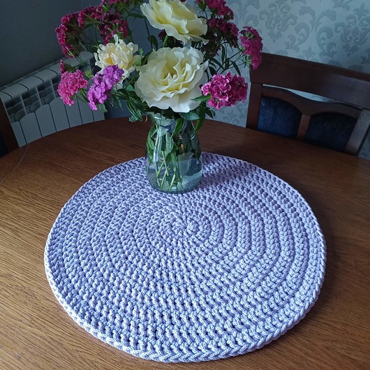 podkładki do kuchni Podkładka ze sznurka na stolik 60cm