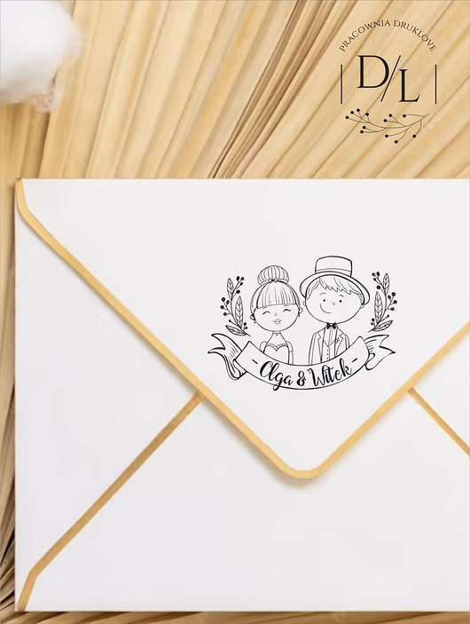 stemple ślubne Stempel ślubny personalizowany Para 4