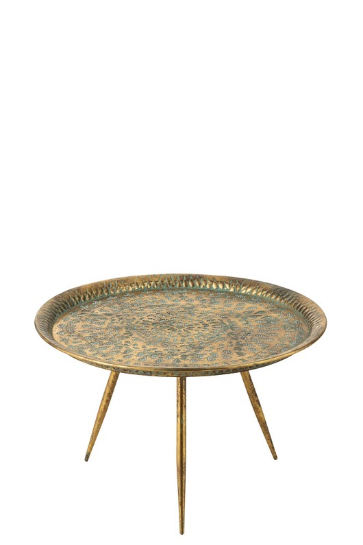 stoliki kawowe Stolik dekoracyjny, kawowy Oriental Gold, 68cm