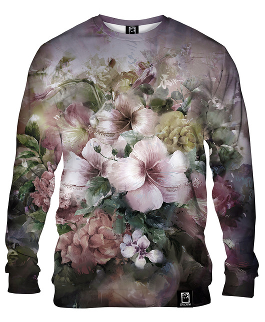 bluzy męskie Bluza Bez Kaptura Męska DR.CROW Flowers Water